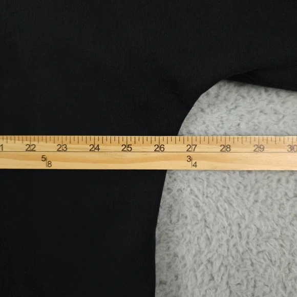 Frank & Eileen Anna Capelet Womens M Black Long Sleeve Triple Fleece Sweatshirt - Picture 5 of 9